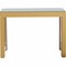 Homeroots 31 x 43.25 x 15 in. Gold Square Reflective Mirror Console Table 396846 - alternate 3